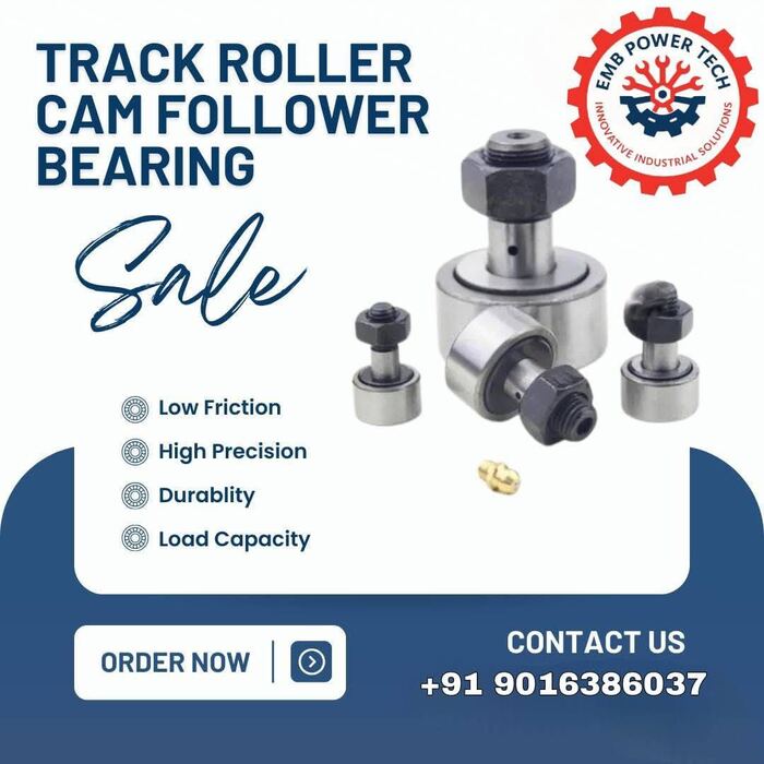 Track Roller Cam Follower Bearing — EMB POWERTECH Bearing Suppliers Ahmedabad